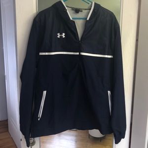 Blue Under Armour windbreaker